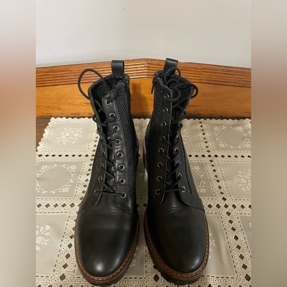 ALEX MARIE black combat style boots-12M New without box - Picture 2 of 8